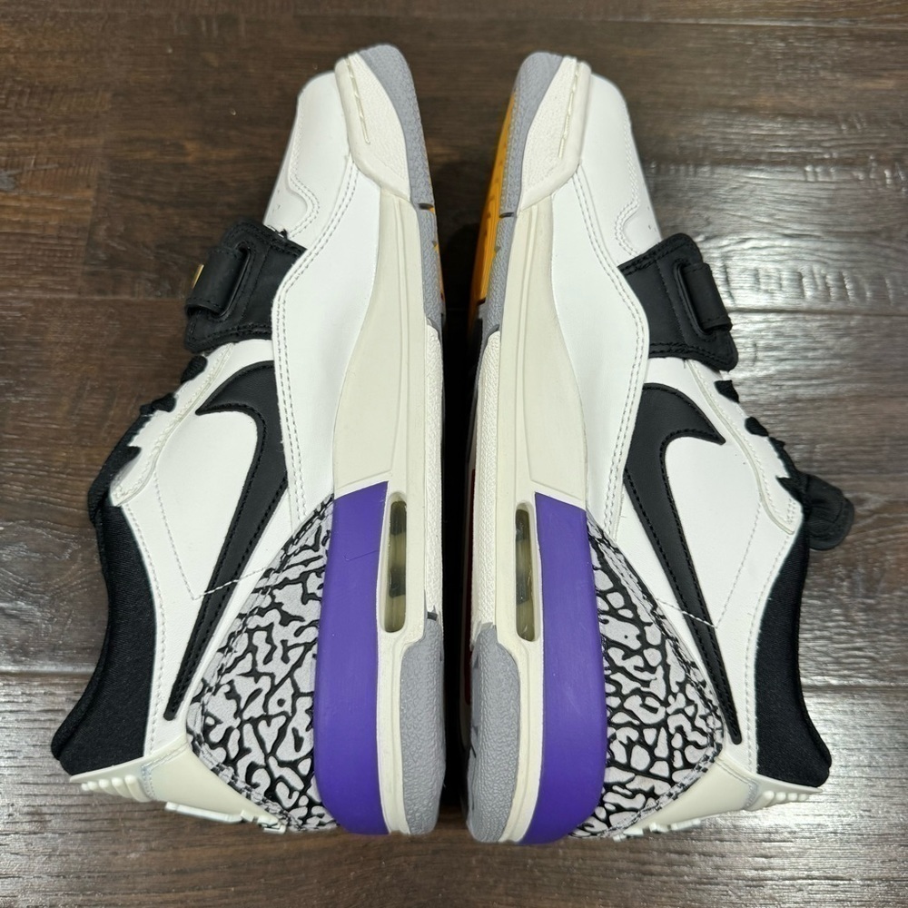 Nike Air Jordan Legacy 312 Low Lakers Retro Sneaker Size 8.5 Women‎ - Picture 9 of 11